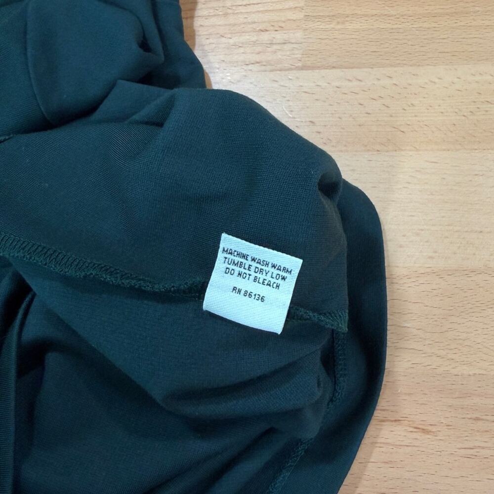 Bryn Walker Tunic Juniper Green Mock Neck Pieran Long Sleeve Medium - Picture 6 of 6